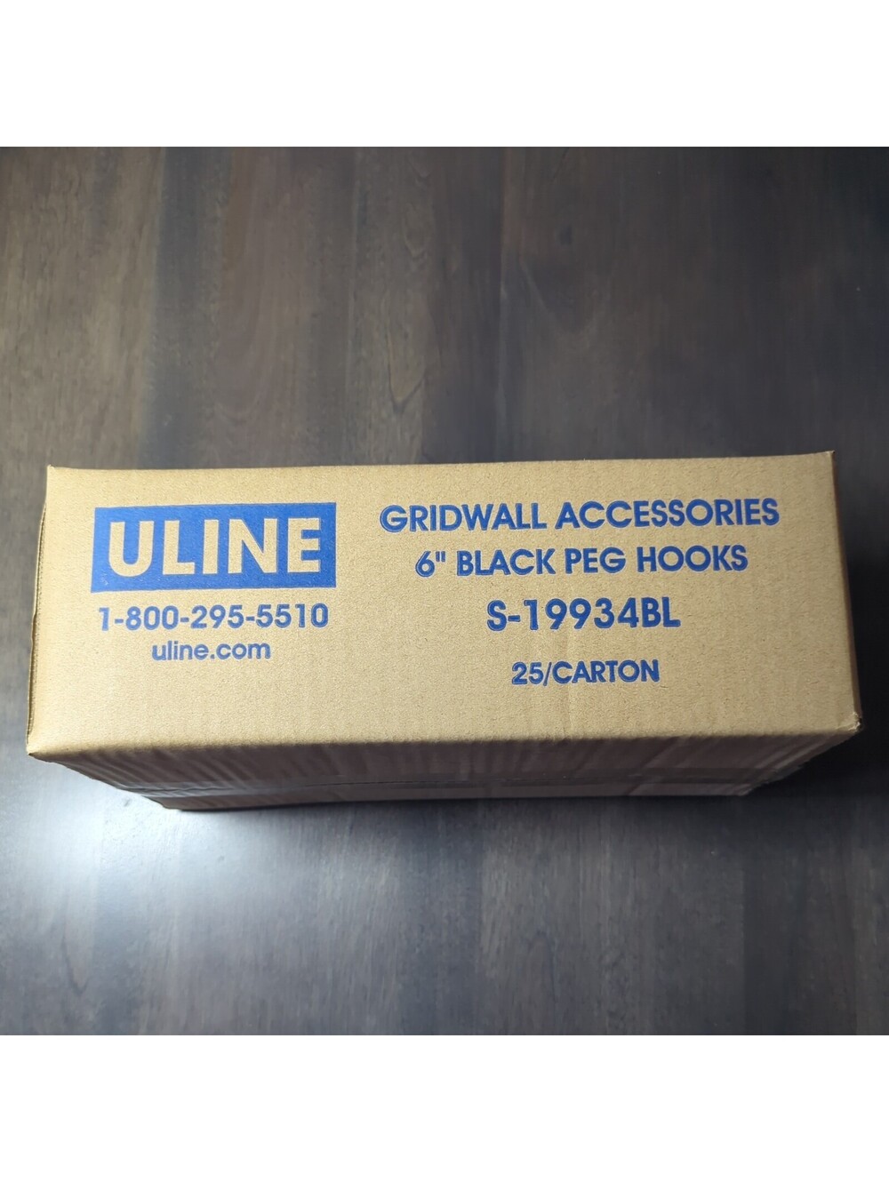 6" Gridwall Hooks - Black Hooks For Grid Panel Displays - NEW (25) -S-19934BL